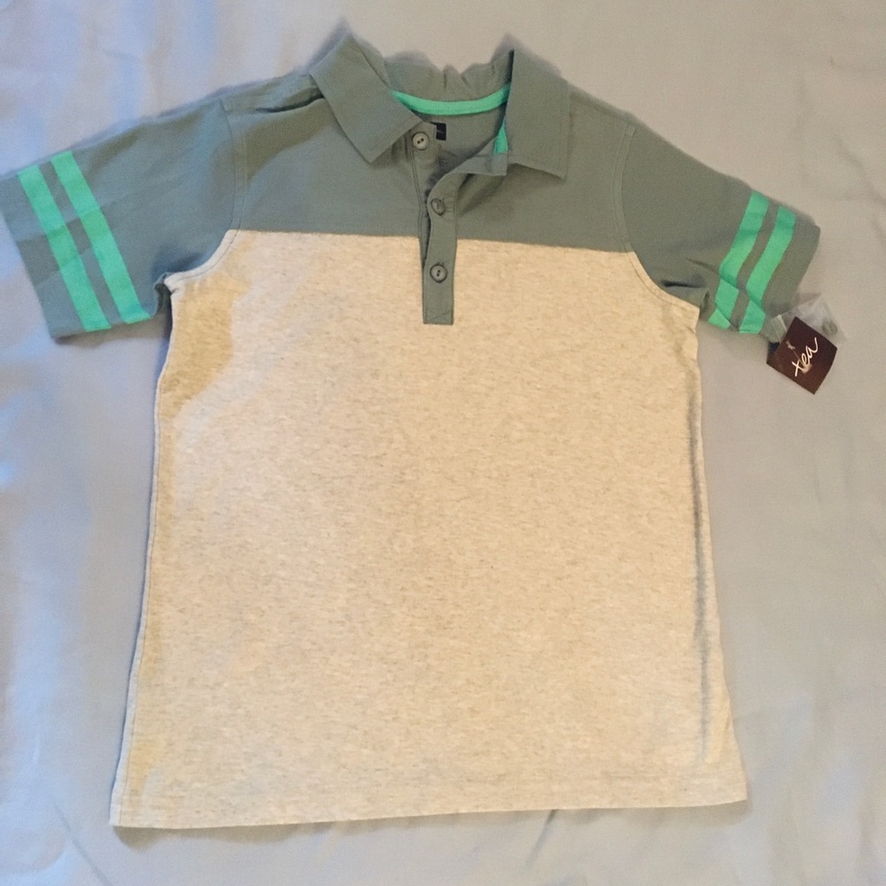 NWT Tea Collection Short Sleeve Polo Shirt
